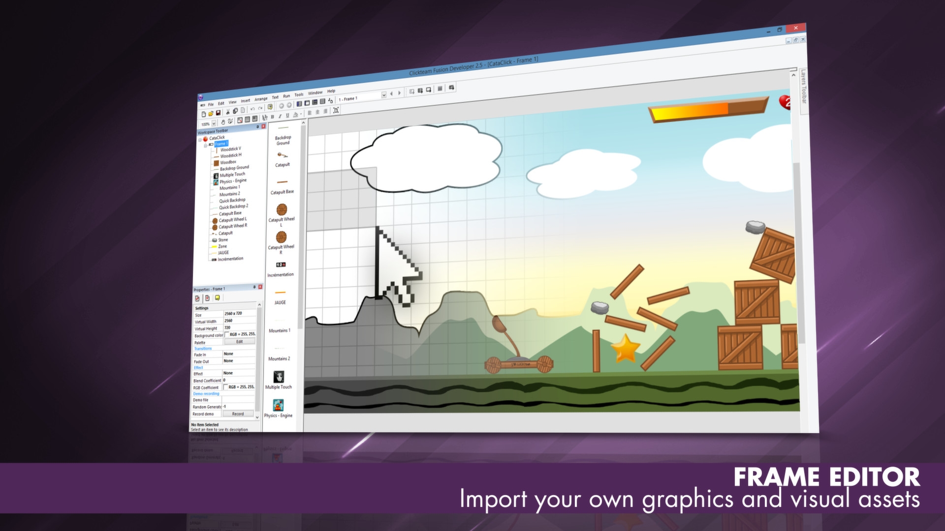 Clickteam Fusion 2.5 Screenshot 2