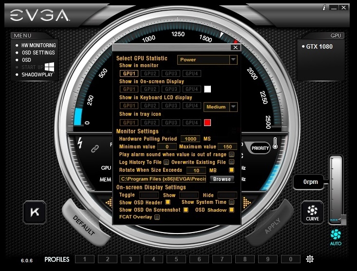 EVGA Precision XOC Screenshot 5