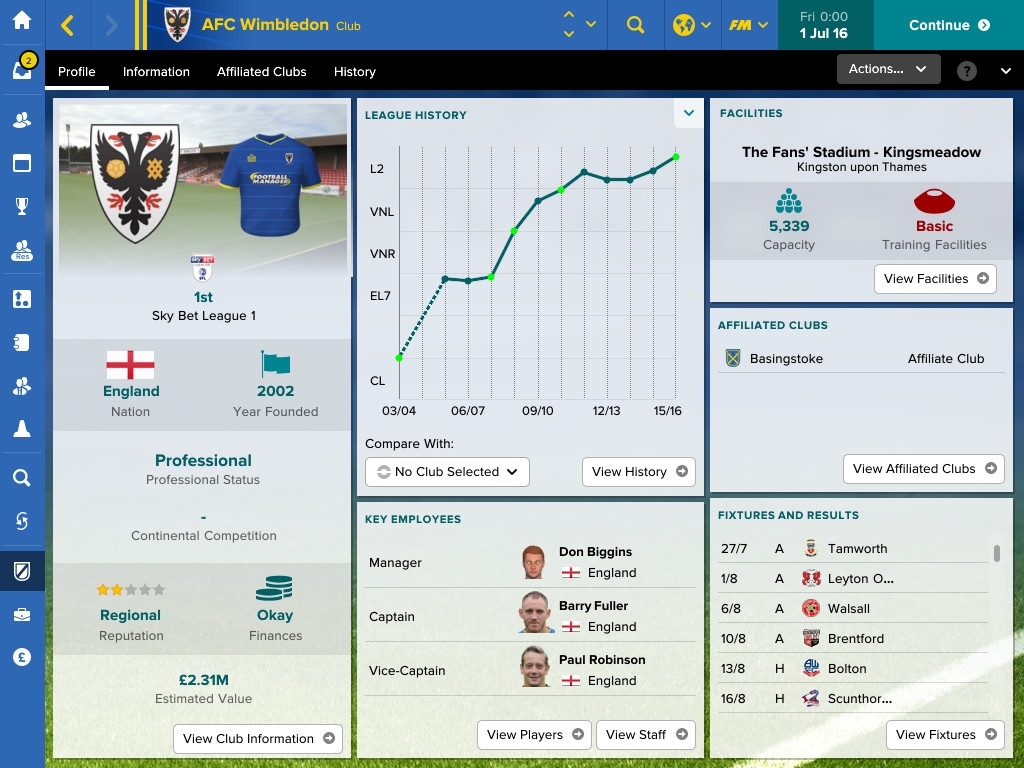 Football Manager Touch 2017 Screenshot 5