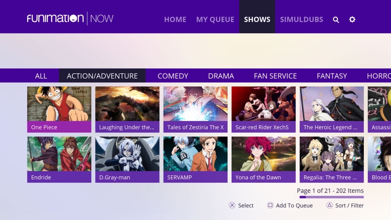 Funimation Screenshot 3