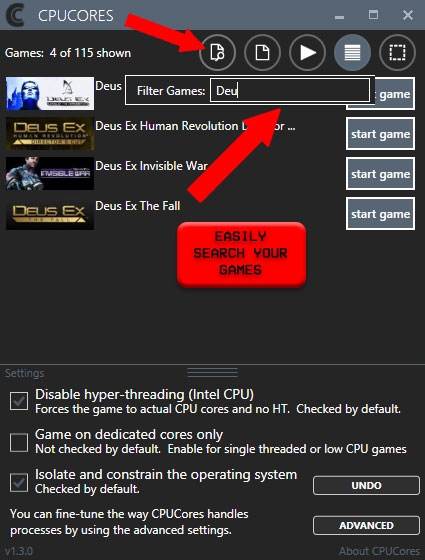 CPUCores :: Maximize Your FPS Screenshot 5